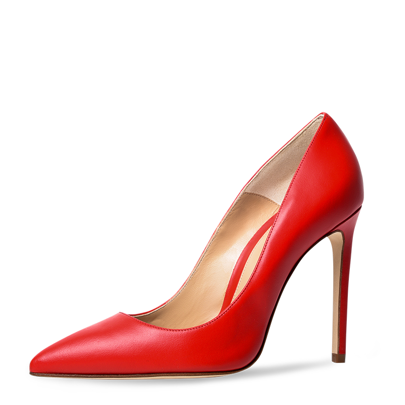 Kate Pump 100 Red Calfskin